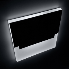 LED Wandeinbaustrahler Treppenlicht Wandeinbauleuchte kaltwei flach Satinglas quadratisch WB4